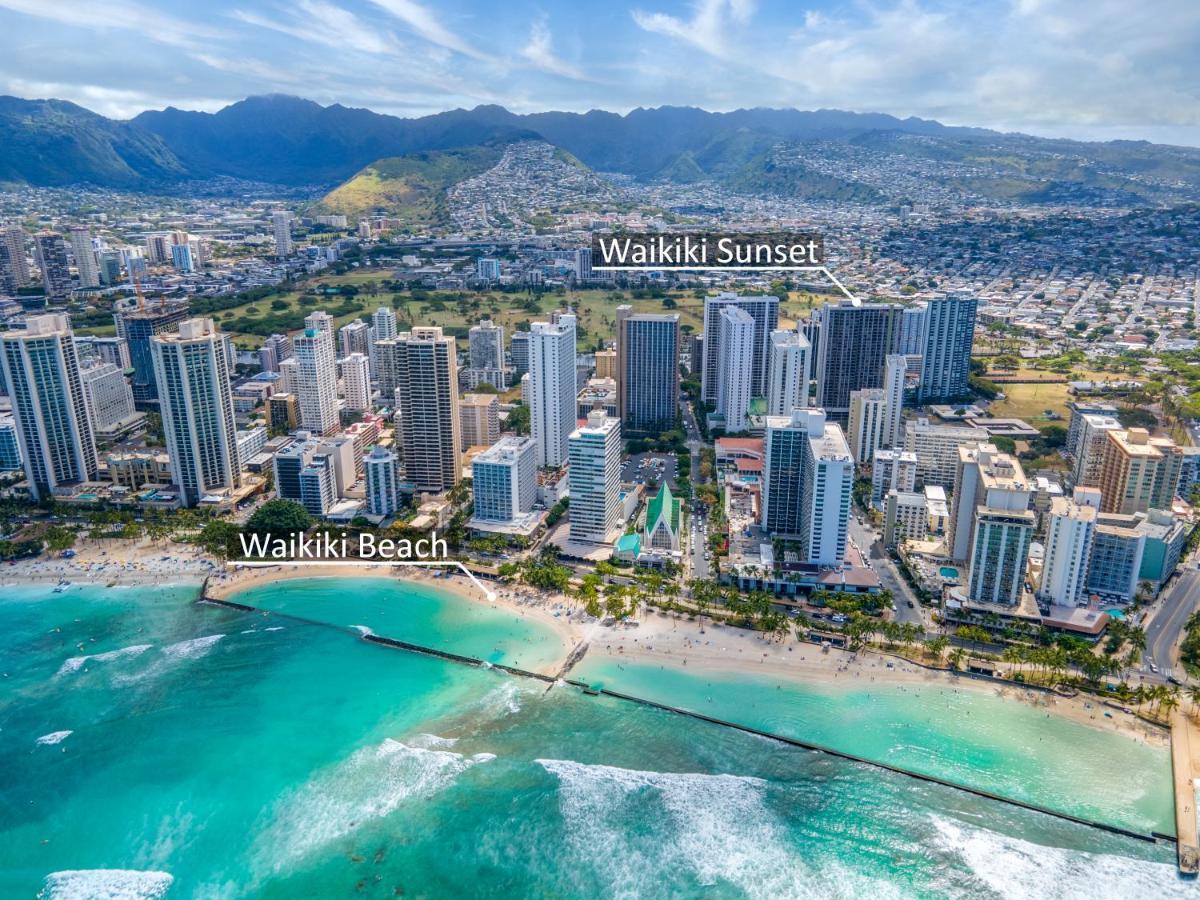 Апартаменты Cozy & Diamond Head View At Waikiki With Parking Гонолулу Экстерьер фото